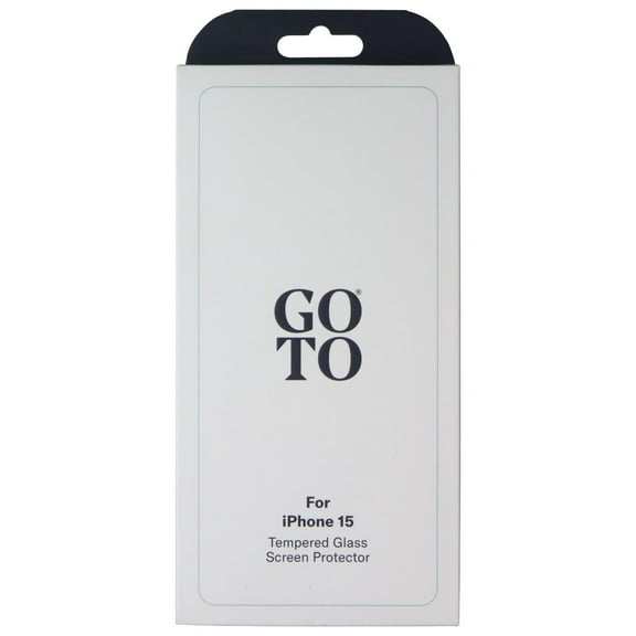 GoTo Tempered Glass Screen Protector for Apple iPhone 15