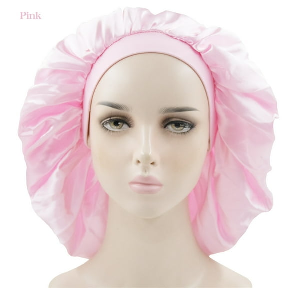 Extra Large Silk Bonnet for Sleeping, Hair Bonnets Satin Bonnet for Women Night Sleep Caps Natural Curly Hair