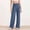 Blue, variant on Wide Leg Stretchy Work Pants Women Pull on Dress Pants Elastic High Waisted Business Casual Trousers Slacks for Women