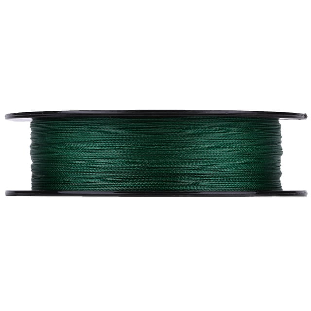 100M PE Tressé 4 Brins Super Fortes Lignes de Pêche Multi filament Corde de Poisson Vert (8)