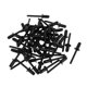 thumbnail image 1 of Remaches ciegos de gran flanco de extremo abierto Negro 50 Pcs Diámetro de agarre 6.4mm Longitud de agarre 12mm Diámetro del flanco 11mm Aleación de aluminio Hierro, 1 of 1