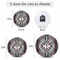 thumbnail image 6 of Wall Clock Grey Boho Clocks PVC Silent Non-Ticking Battery Operated Decorative Bohemian Southwest Tribe Art Round Clock for Home Living Room Kitchen Bedroom Office School Wall Decor 14 Inch, 6 of 9