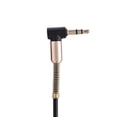 thumbnail image 5 of varón de 3.5m m al cable auxiliar de la primavera masculina en forma de L y formé el cordón retractable para el auricular del audio para el automóvil, 5 of 5