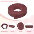 thumbnail image 3 of Uxcell Flat Suede Leather Lace, Faux Leather Strap Leather Strings Cord DIY Supplies Burgundy 0.47 in, 3 of 7