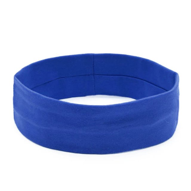Banda para el cabello elástica de color sólido de estilo europeo y americano, banda para el cabello deportiva para yoga, para hombres y mujeres, para correr, antideslizante, de algodón, antisudor
