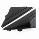 thumbnail image 3 of 1 Pair Bright Black Rear View Mirror Triangle Mirror Decorative Plate 1SH17KX7AA 1SH16KX7AA for Fiat, 3 of 5