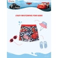 thumbnail image 4 of Disney Cars Lightning McQueen Boys Swim Trunks UPF 50+ Cars Board Boxer Racing Print Swim Shorts Kids Toddler Baby 2-9Y, 4 of 8