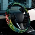 thumbnail image 6 of Tropical Plants 14.5 Inch Printing PVC Leather Car Wheel Cover Steering Wheel Covers Auto Accessories, 6 of 6