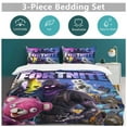 thumbnail image 5 of Fortnite Bedding Sets Twin Queen King Size Game Printed Bed Set 3Pcs Duvet Cover Bedroom Decor for Boys Girls Adult Gift 1Comforter+2 Pillowcases, 5 of 8