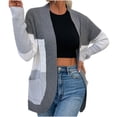 thumbnail image 2 of DPTALR Cardigan Long Décontracté à Manches Longues pour Femmes, 2 of 6