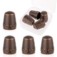 thumbnail image 1 of dedales de costura, aleaciones metálicas cosidas a mano, empujadores de agujas, accesorios para manualidades de tejer, herramientas de bricolaje, 1 of 5