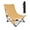 Khaki, variant on MOONORAH Portable Folding Beach Chair - 4 Position Reclining with Footrest - Black