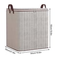 thumbnail image 2 of Hwkond Storage Containers Clothes Quilt Storage Box Put Closet Large-capacity Organizing Storage Moving Packing Special Clothing Luggage Bag, 2 of 2