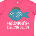 thumbnail image 4 of Inktastic Grandpa's Fishing Buddy Little Fisher Boys or Girls Toddler T-Shirt, 4 of 5