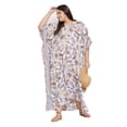thumbnail image 3 of Caftans pour Femmes Longue Maxi Grande Taille Robe Caftans Manches 3/4 Robes pour Dames Filles en Ligne, 3 of 7