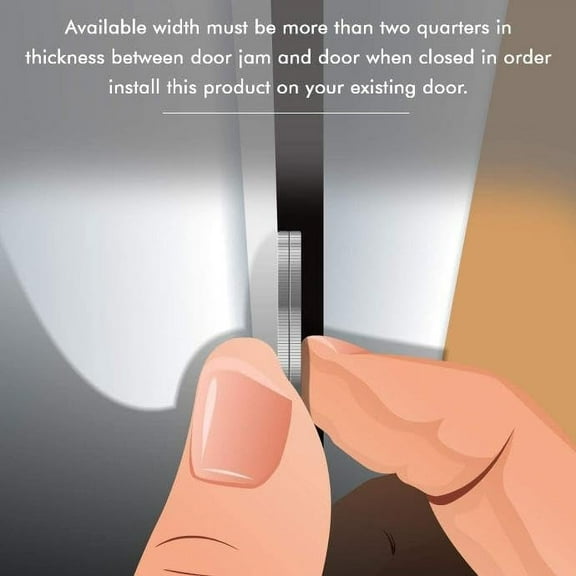 Door Armor 12" Pry Shield Door Accessory-Satin Nickel