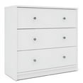 thumbnail image 3 of Home Square Wood 4 Piece Bedroom Set with Chest Nightstand & 2 Dressers in White, 3 of 40