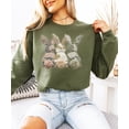 thumbnail image 2 of Camo 3 Easter Bunnies Sweatshirt for Women Teens & Kids Spring Family Matching Pullover Army Green Sweatshirt Adult X-Large, 2 of 7