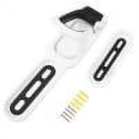 Colgador de pared para bicicleta Soporte vertical para bicicleta Soporte de pared para ciclismo (blanco y negro)