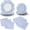 Blue, variant on 150Pcs Green Gingham Party Supplies, Scalloped Checkered Dessert Paper Plates and Napkins Disposable Plaid Tableware Set for Birthday Wedding Baby Shower Spring Family Dinner Party Supplies Serves 50