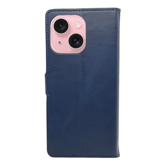 Funda Cartera Suave Cely Vesmir Para iPhone 15 Plus Azul Marino Más 2 Micas