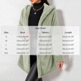 thumbnail image 3 of Enjoytime Fleece Jacket Women Fall Winter Button Down Hooded Teddy Coat Soft Warm Casual Mid Length Long Sleeve Outerwear, 3 of 7