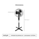 thumbnail image 2 of Ventilador de Pedestal Eurogar 16' 3 Velocidades Oscilación Color Negro, 2 of 7