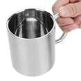 thumbnail image 3 of Drink Cup, Insulation Cup  Polished Beer Cup Coffee Mug  For Beer For Coffee L 400ml, 3 of 8