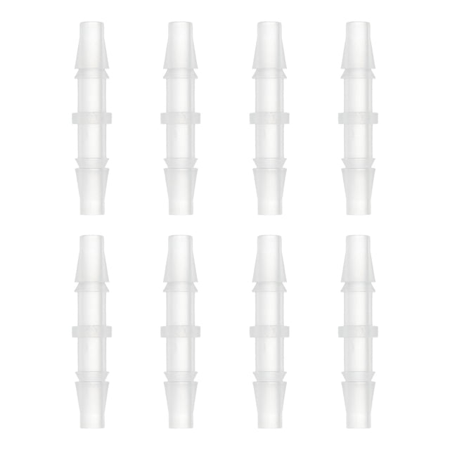 Conector de manguera de plástico Uxcell, conectores de tubería 3/16" x 3/16"