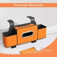 thumbnail image 2 of Poemood Car Organizer, Hassignment 2025 New Poemood Organizers & Storage Box, Purposean Organizers & Storage Box, Car Multifunctional Seat Back Waterproof Storage Bag, With 2 Cup Holders＆Hooks, 2 of 6