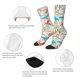 thumbnail image 4 of Balery Sea Animal Calcetas Largas con Estampado para Hombre y Mujer – Suaves y Transpirables, Talla Única (US 5-11), 4 of 6