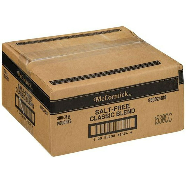 McCormick Salt-Free Classic Seasoning Blend 0.8 Gram Packet - 300/Case