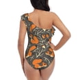 thumbnail image 5 of Goofa Fox And Mushroom Pattern Women's One Piece Swimsuits Tummy Control Bathing Suits Asymmetric One Shoulder Swimwear-XX-Large, 5 of 6