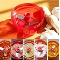 thumbnail image 4 of Hachoir à oignons lame en Métal Autres accessoires de Cuisine - Rouge, 4 of 5