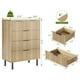 thumbnail image 2 of QinaQin Cómoda ondulada de 5 cajones para recámara, mueble alto de madera con amplio espacio de almacenamiento para dormitorio, sala, pasillo o clóset, 2 of 7