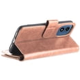thumbnail image 4 of For Motorola Moto G Play 2024 METKASE Luxury Wallet Card ID Zipper Money Holder in Slide-Out Package - Rose Gold, 4 of 4