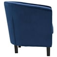 thumbnail image 3 of Modway Prospect 2 Piece Performance Velvet Loveseat and Armchair Set in Navy, 3 of 7
