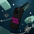 thumbnail image 3 of DistinctInk MagSafe Tough Case for Apple iPhone 15 Pro Max (6.7" Screen) - Drama Queen - Tempered Glass Back, 3 of 6