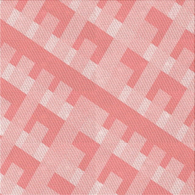 Ahgly Company Tapis d'Intérieur Lavable en Machine Carré Rouge Transitionnel, 5 Pieds Carré