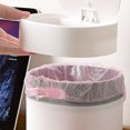 thumbnail image 2 of Trash Can Desktop Waste Garbage Lid Desktop Trash Bin Kitchen Office Desk Mini Debris Storage Bucket, Pop-up Lid, White, 2 of 8