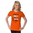 thumbnail image 4 of Straight Up Ball Basketball Womens Slim Fit Graphic Tee Brisco Brands S, 4 of 5