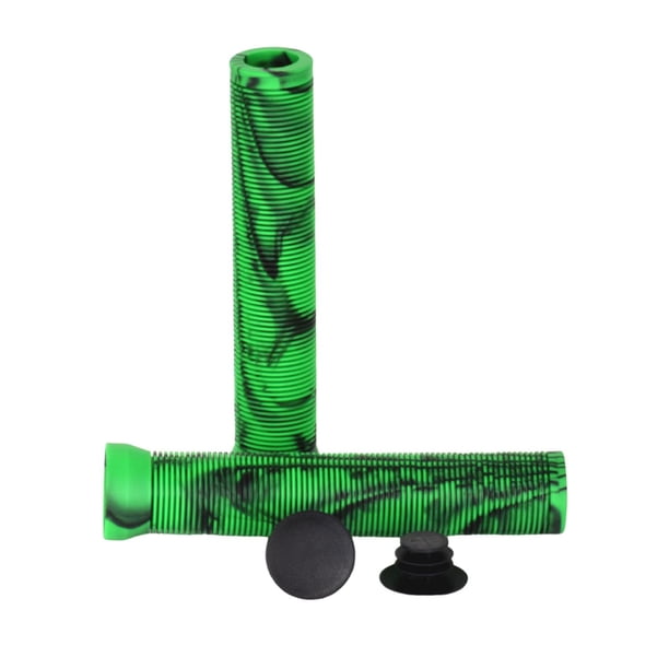2 piezas de puños de manillar de bicicleta de repuesto ligeros, ergonómicos y antideslizantes. Verde