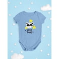 thumbnail image 3 of Hello Baby Panda Bodysuit Infant -Image by Shutterstock,  12 Months, 3 of 4