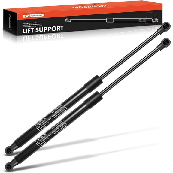 A-Premium Rear Tailgate Lift Supports Struts Compatible with Chrysler Crossfire 2004-2008 with Spoiler 2-PC