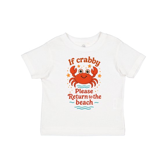 Inktastic Funny Crab Beach Vacation Boys or Girls Toddler T-Shirt