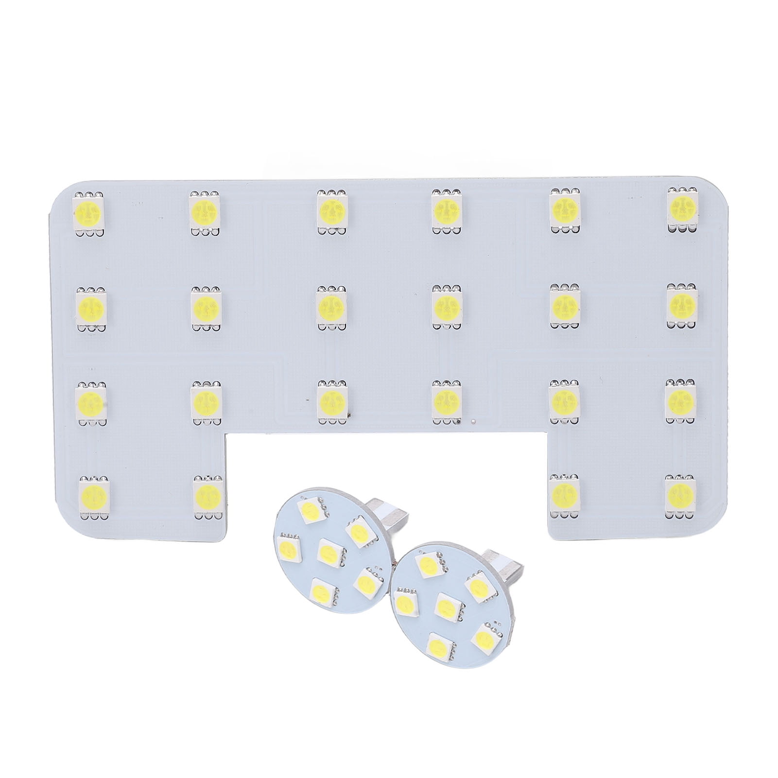 Car Dome Map Light Panel, Car Interior Ceiling Light Bulb 36 LEDs Plug And Play 12V 5W White