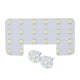 thumbnail image 3 of Panel de luz de lectura para techo Interior de coche de 3 uds., 34 LED, reemplazo de iluminación blanca para Hyundai Elantra, 3 of 5