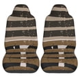 thumbnail image 2 of Easy to Install Car Universal Seat Cover, Abstract Tonal Lines Four Seasons Universal Front Seat Cover, 2-Piece, 2 of 8