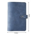 thumbnail image 4 of CSChome Carnet de Notes Ensemble Classeur avec Notes Collantes : Poches Transparentes, Cuir Synthétique, Étui Souple, Prise de Notes, Carnet de Notes Portable A6, 4 of 7