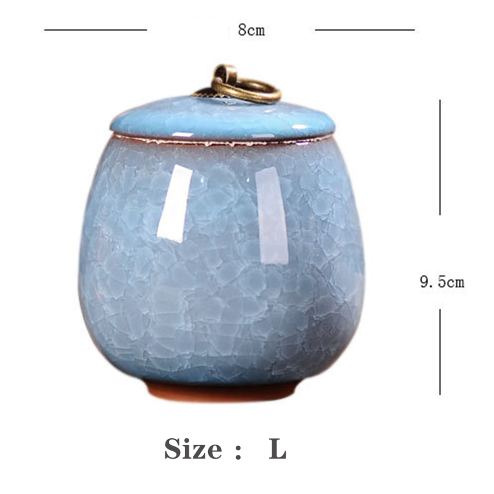 Ceramics Ash Urn Sealed Cremation Funeral Ashes Keepsake Small Animals Pet Dog Cat Memorial Suitable Home Fireplaces Burial 23871